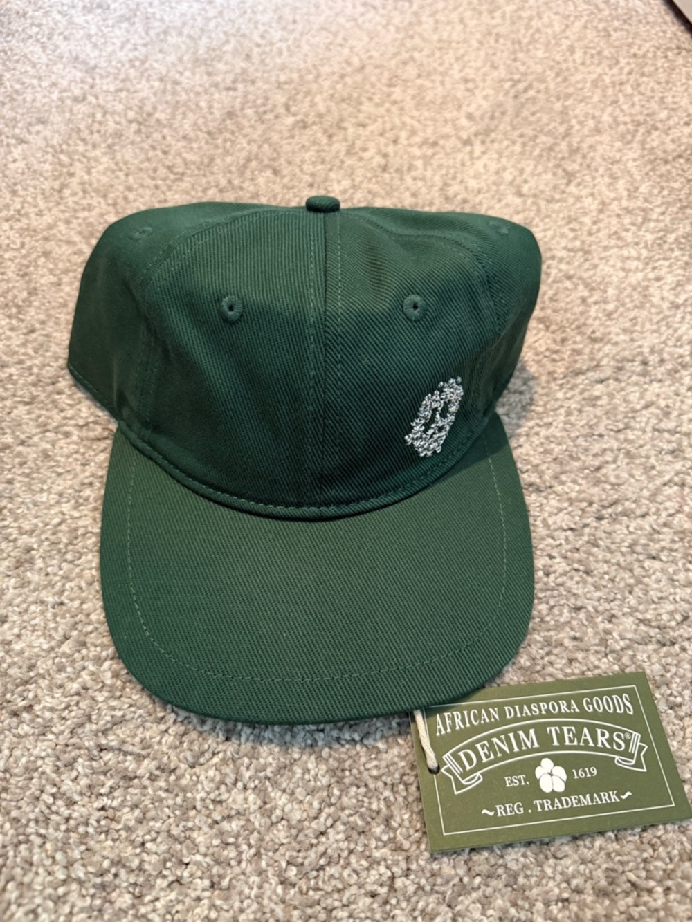 Denim Tears Denim University Cap Green Brand New Rare